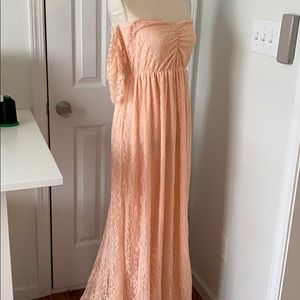 Blush Maternity Dress